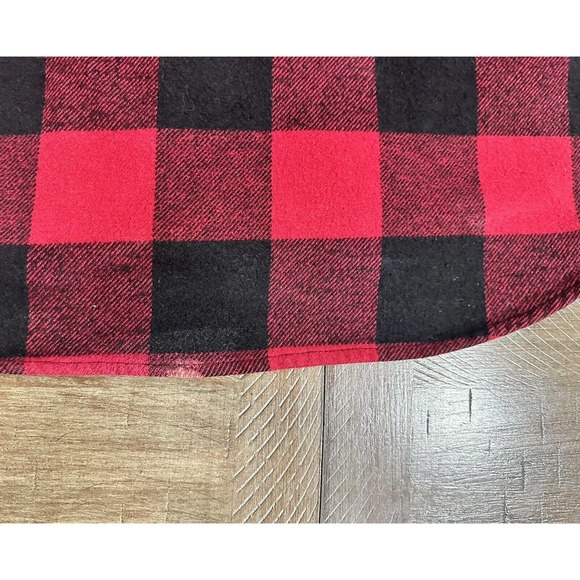 Vintage Field & Stream Red Black Plaid Flannel Mens Long Sleeve Button Shirt XXL - Picture 14 of 16